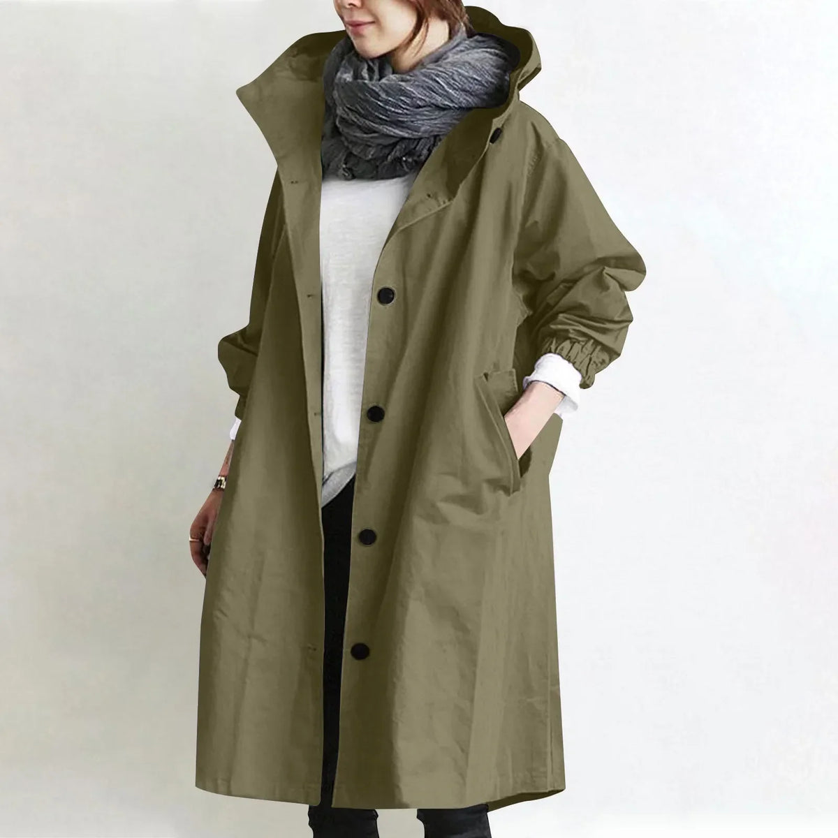 Eleanor | Hooded Trench Coat