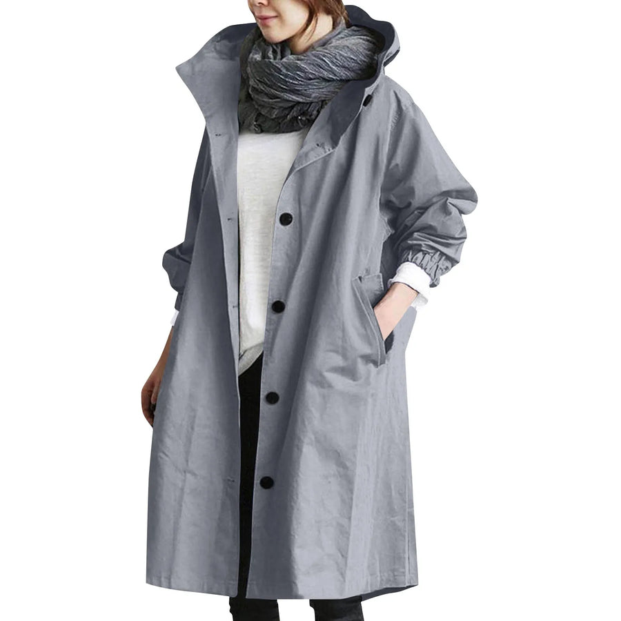 Eleanor | Hooded Trench Coat