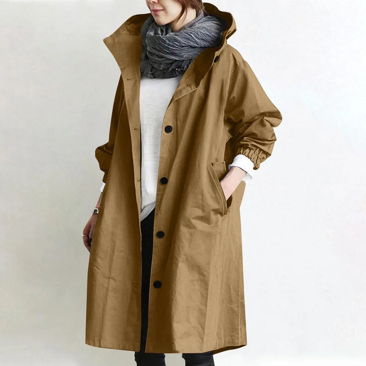 Eleanor | Hooded Trench Coat