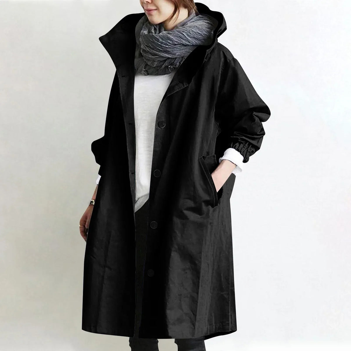 Eleanor | Hooded Trench Coat