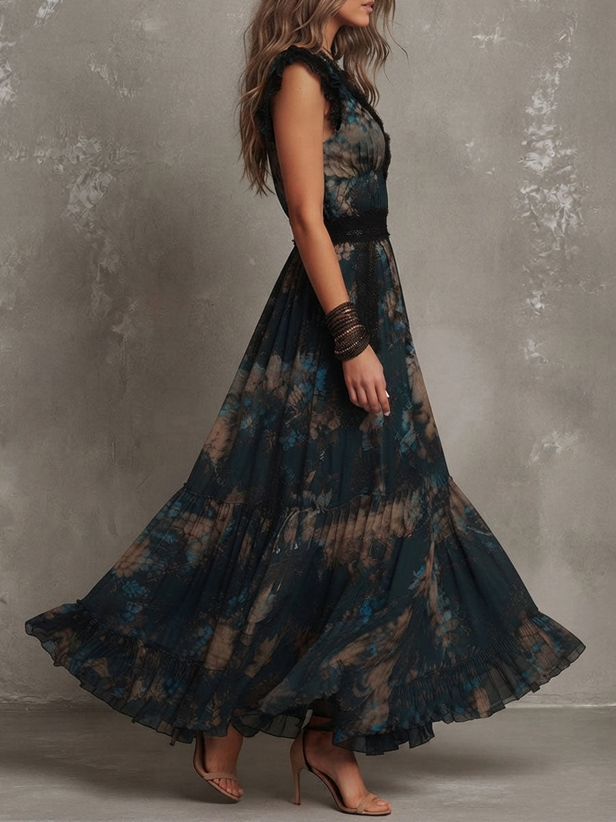 Wendy | Tiered Floral Maxi Dress