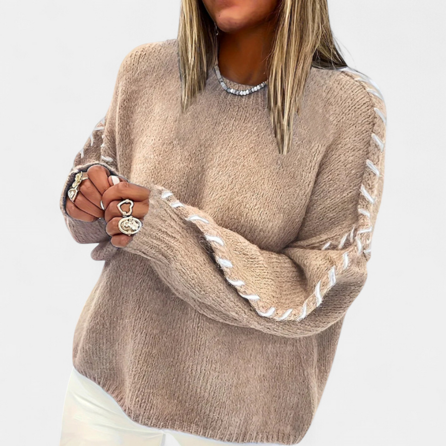 Xanadu | Round-Neck Knit Sweater