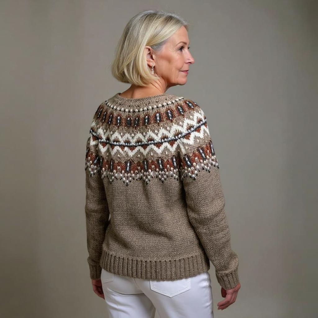 Adeline | Icelandic Fair Isle Cardigan