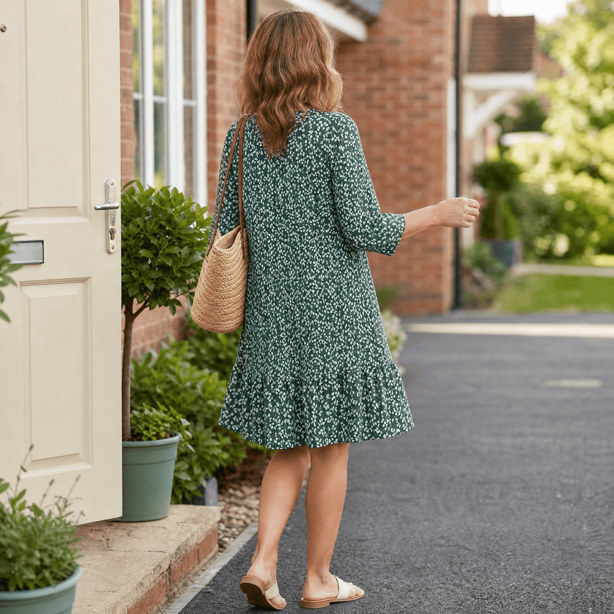 Bellora | Floral Ruffle Midi Dress