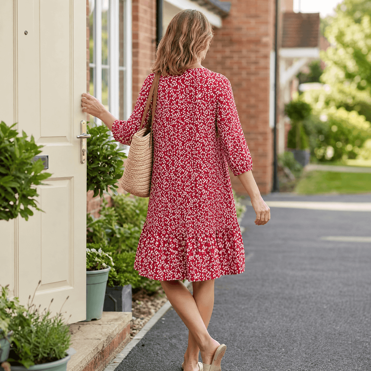 Bellora | Floral Ruffle Midi Dress