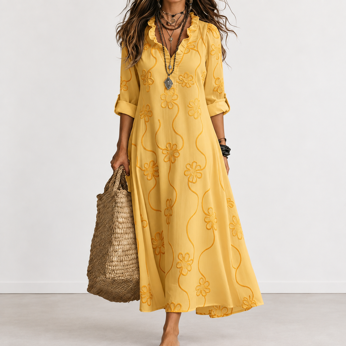 Evelyn | Floral Maxi Dress