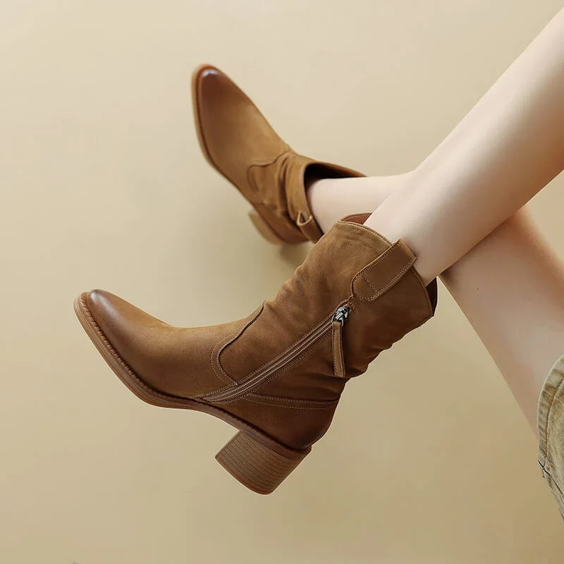 Dakota | Western Block Heel Boots