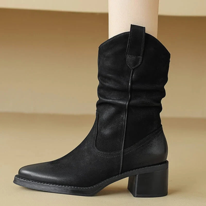 Dakota | Western Block Heel Boots