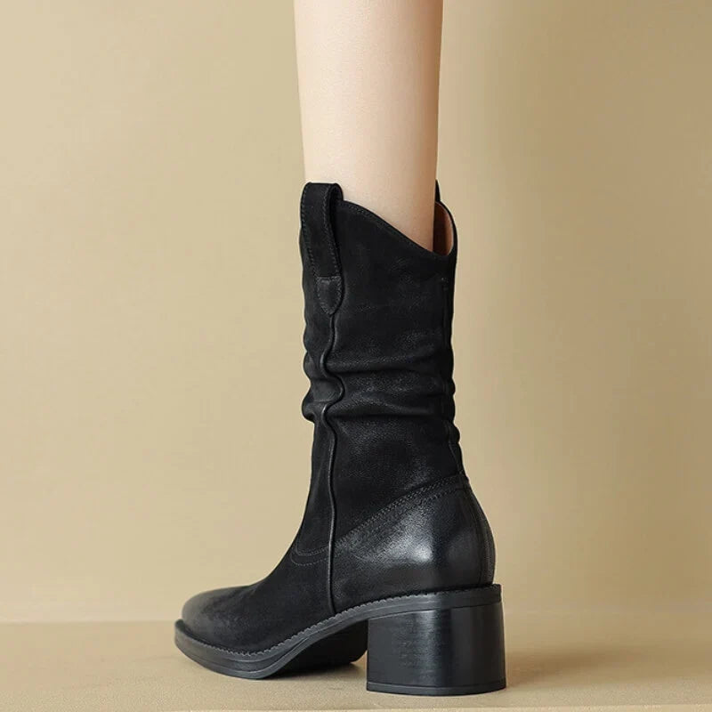 Dakota | Western Block Heel Boots