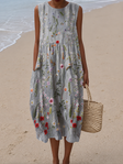 Agnes | Wildflower Print Midi Dress