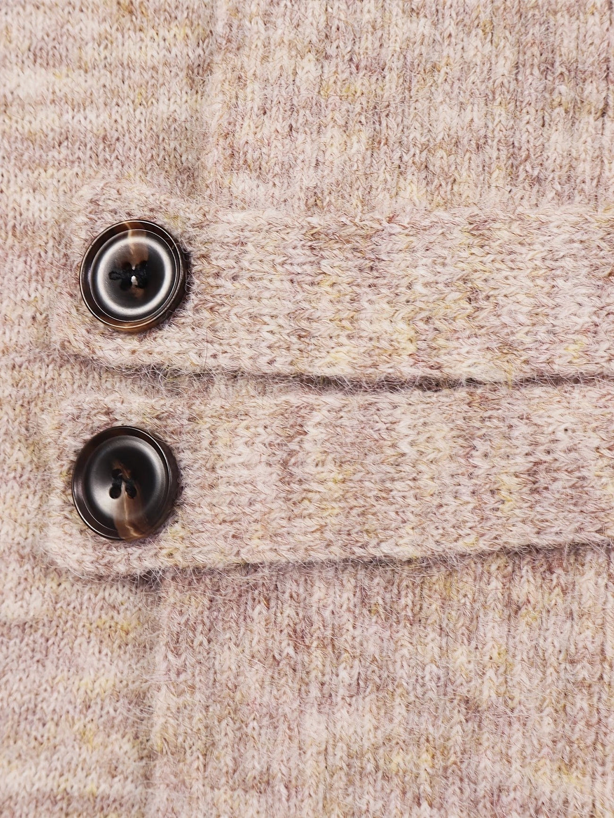 Harlow | Ribbed Button-Tab Cardigan