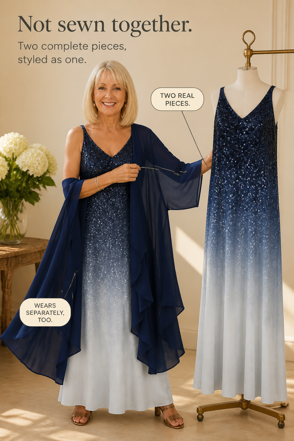 Isabella | Two-Piece Maxi Set