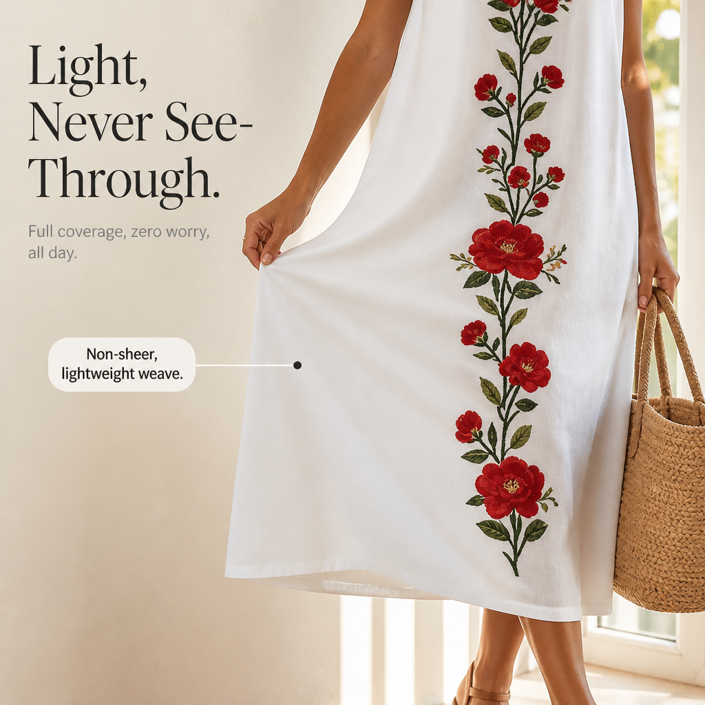 Vivienne | Embroidered Maxi Dress
