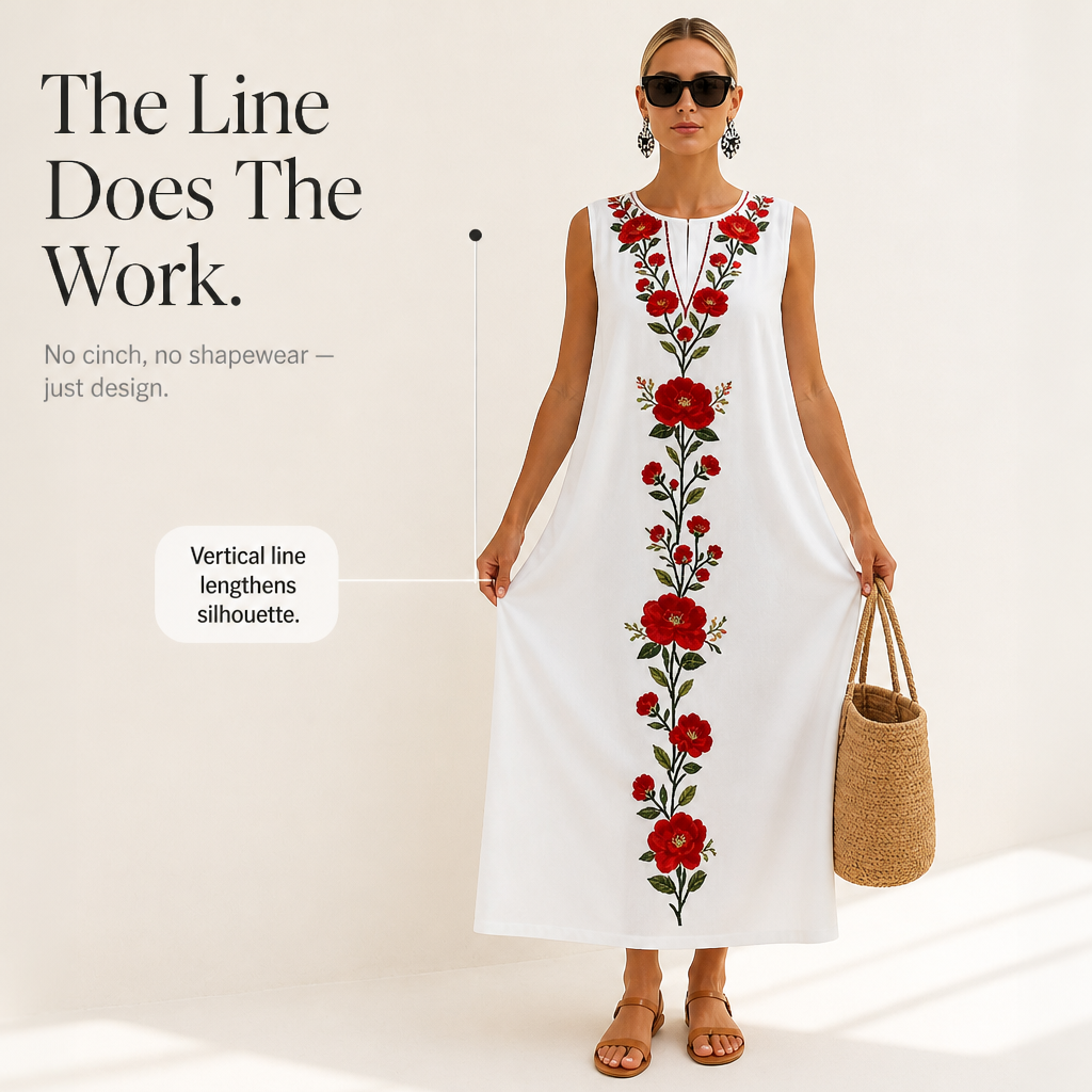 Vivienne | Embroidered Maxi Dress