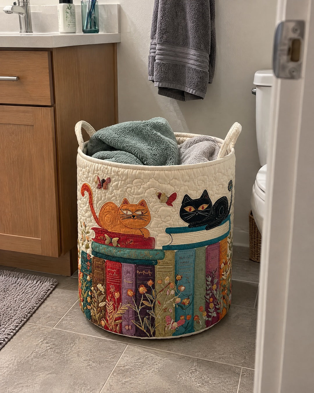 POPPY | CAT PARADE LAUNDRY BASKET