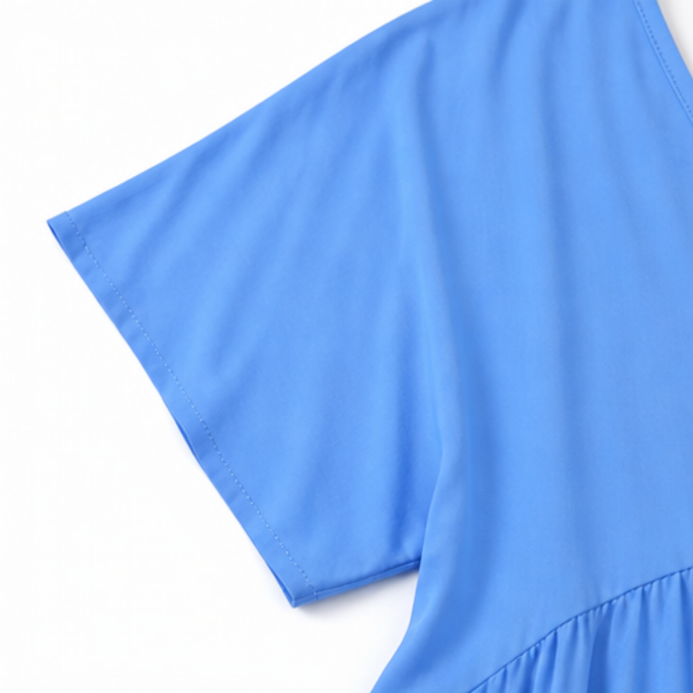 Vellira | Tiered V-Neck Midi Dress