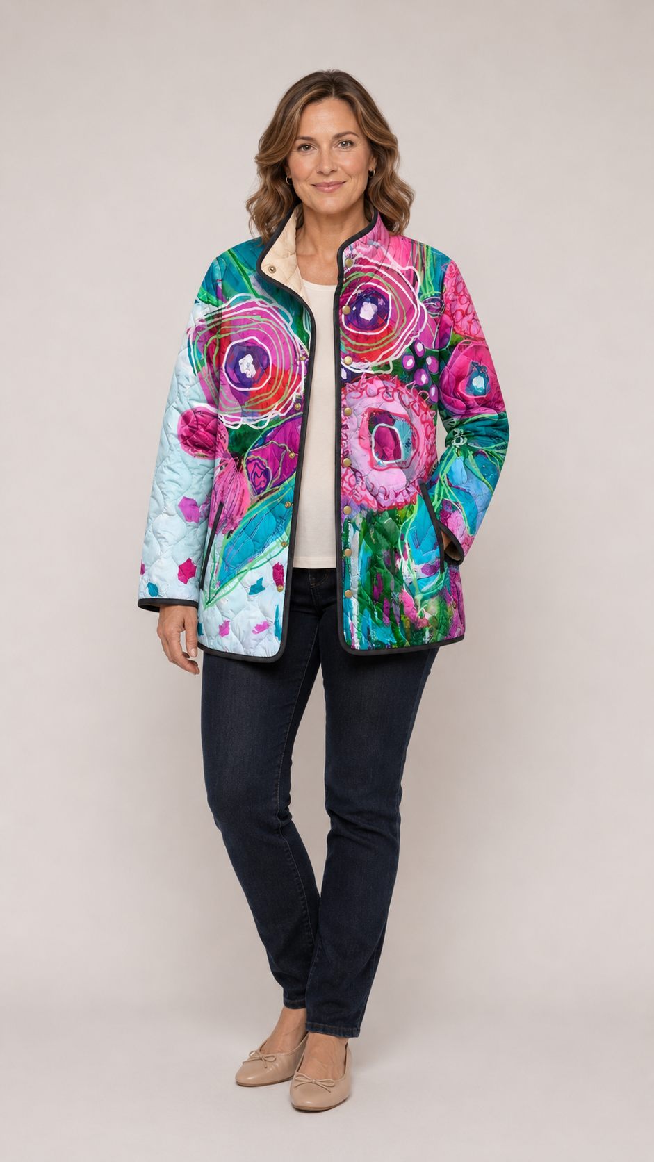 Isabella | Floral Print Jacket