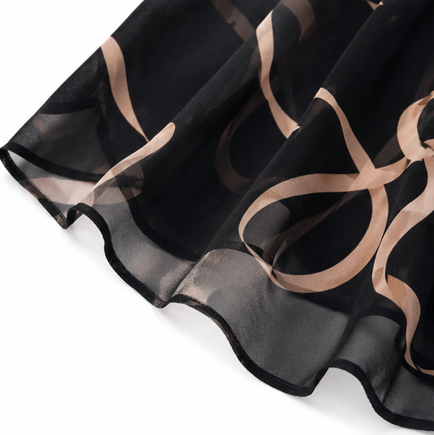 Vivara | Swirl Print Midi Dress