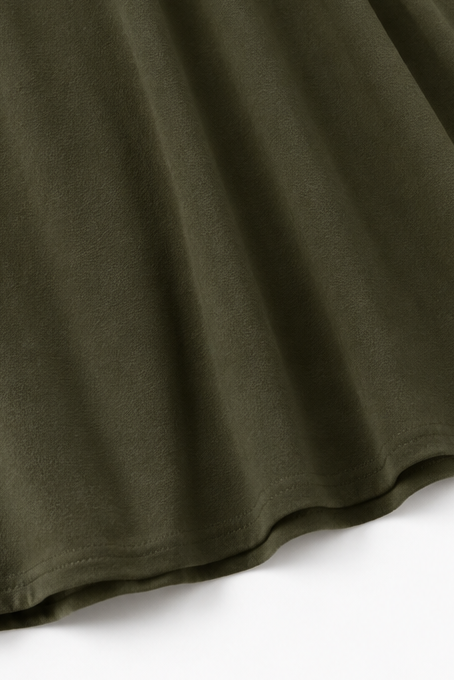 Adeline | Ruched V-Neck Midi Dress