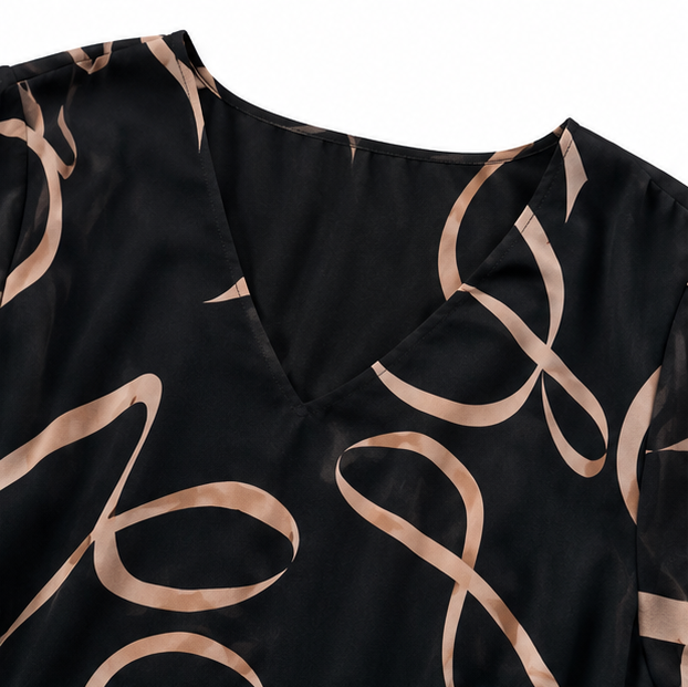 Vivara | Swirl Print Midi Dress