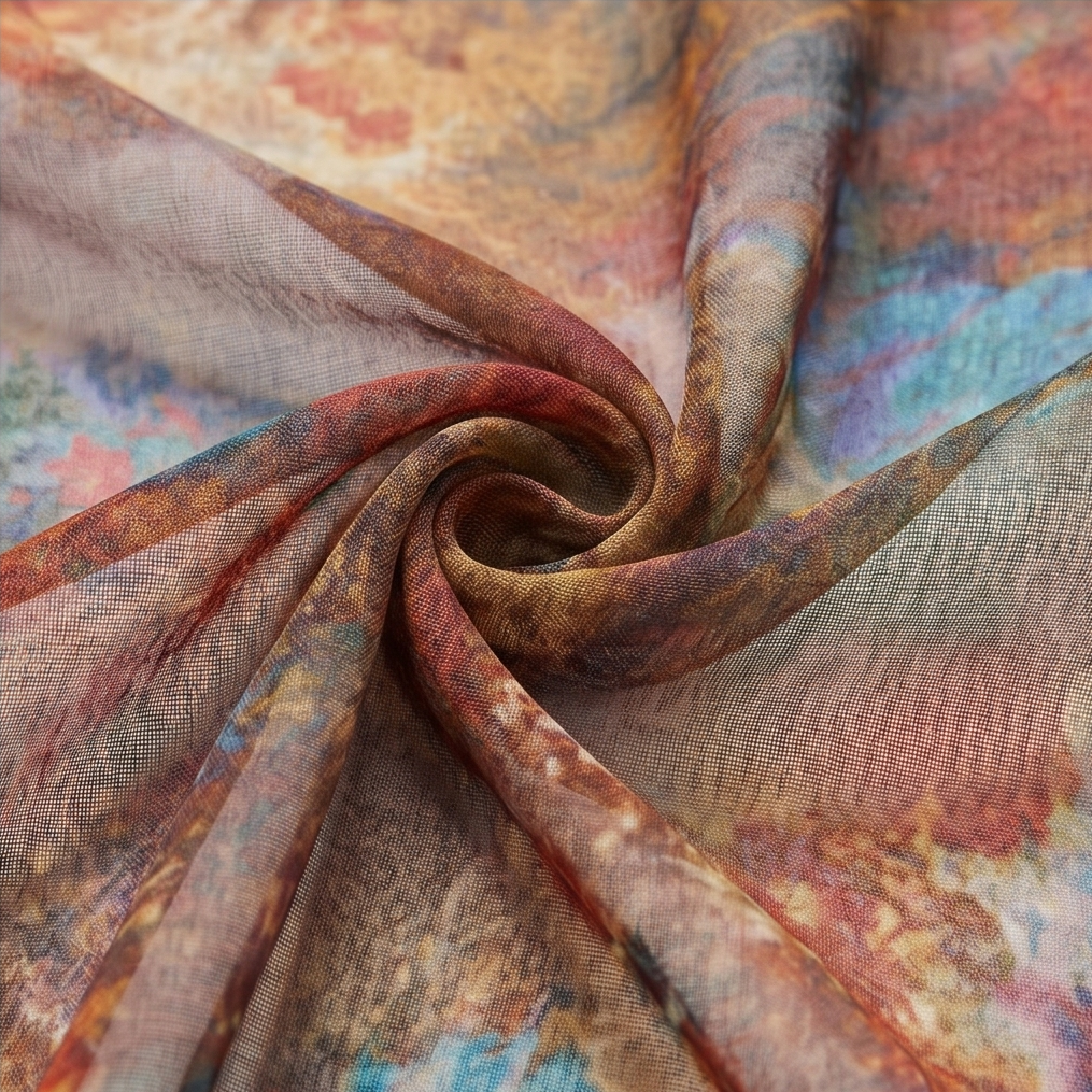Elowen | Watercolor Ruched Midi Dress