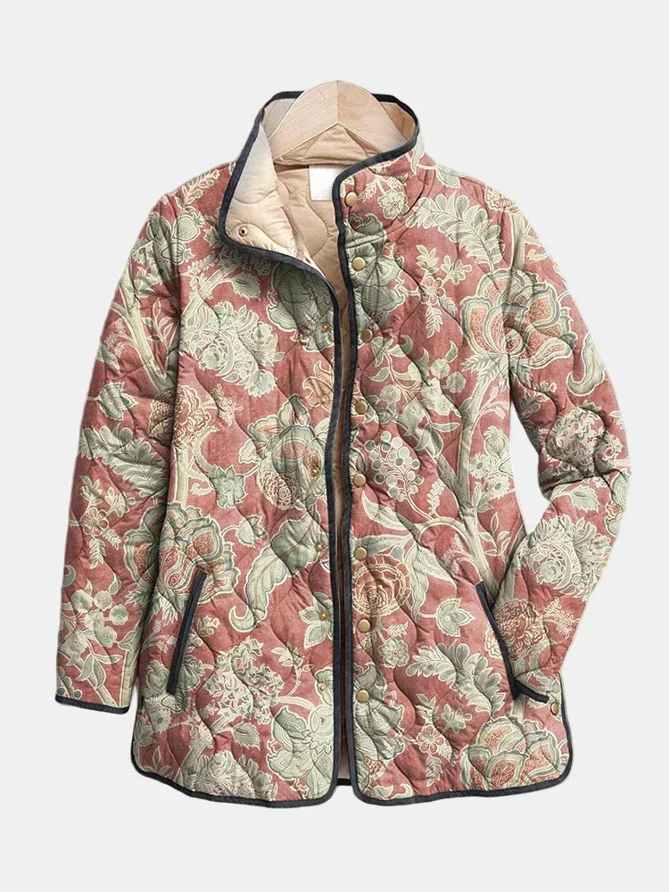 Naya | Vintage Floral Quilted Jacket