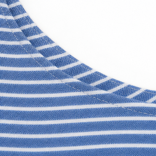 Marina | Striped Pocket Midi Dress