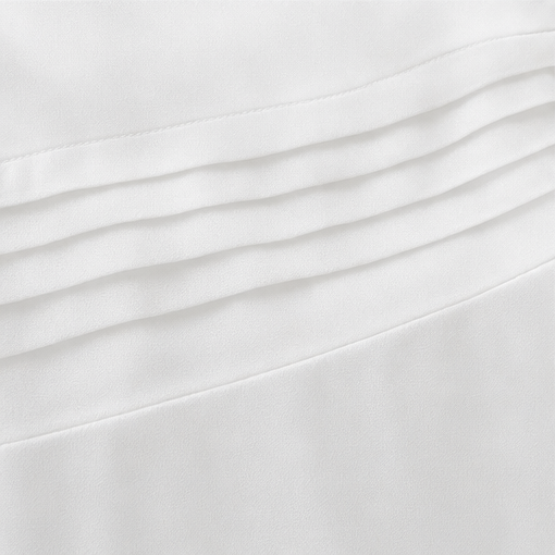 Draperie | Draped-Neck Pleated Midi Dress