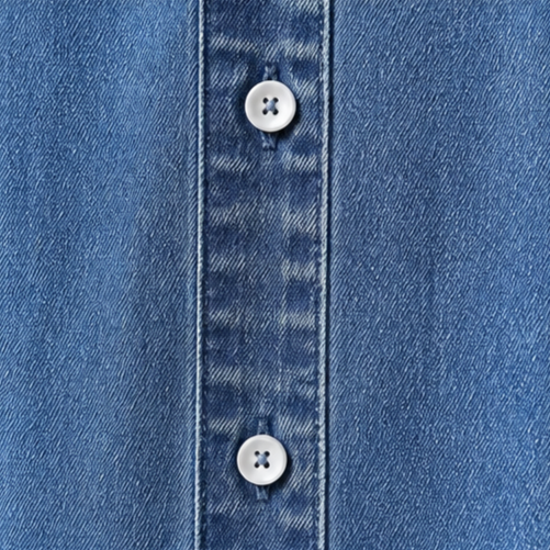 Denvera | Denim-Look Maxi Dress