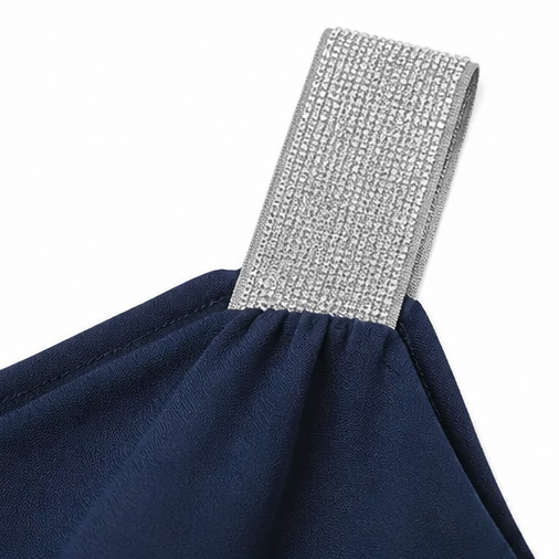 Adeline | Cold-Shoulder Ruffle Maxi Dress