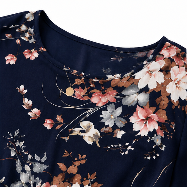 Florenza | Pleated Floral Midi Dress
