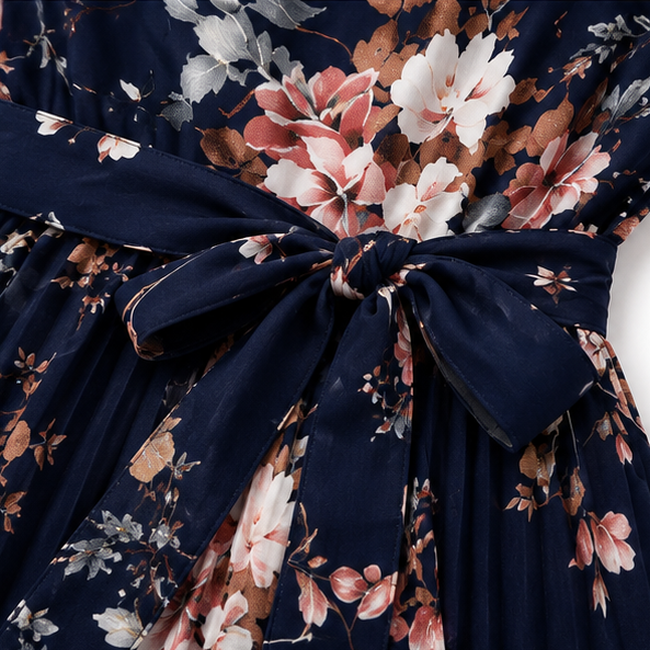 Florenza | Pleated Floral Midi Dress