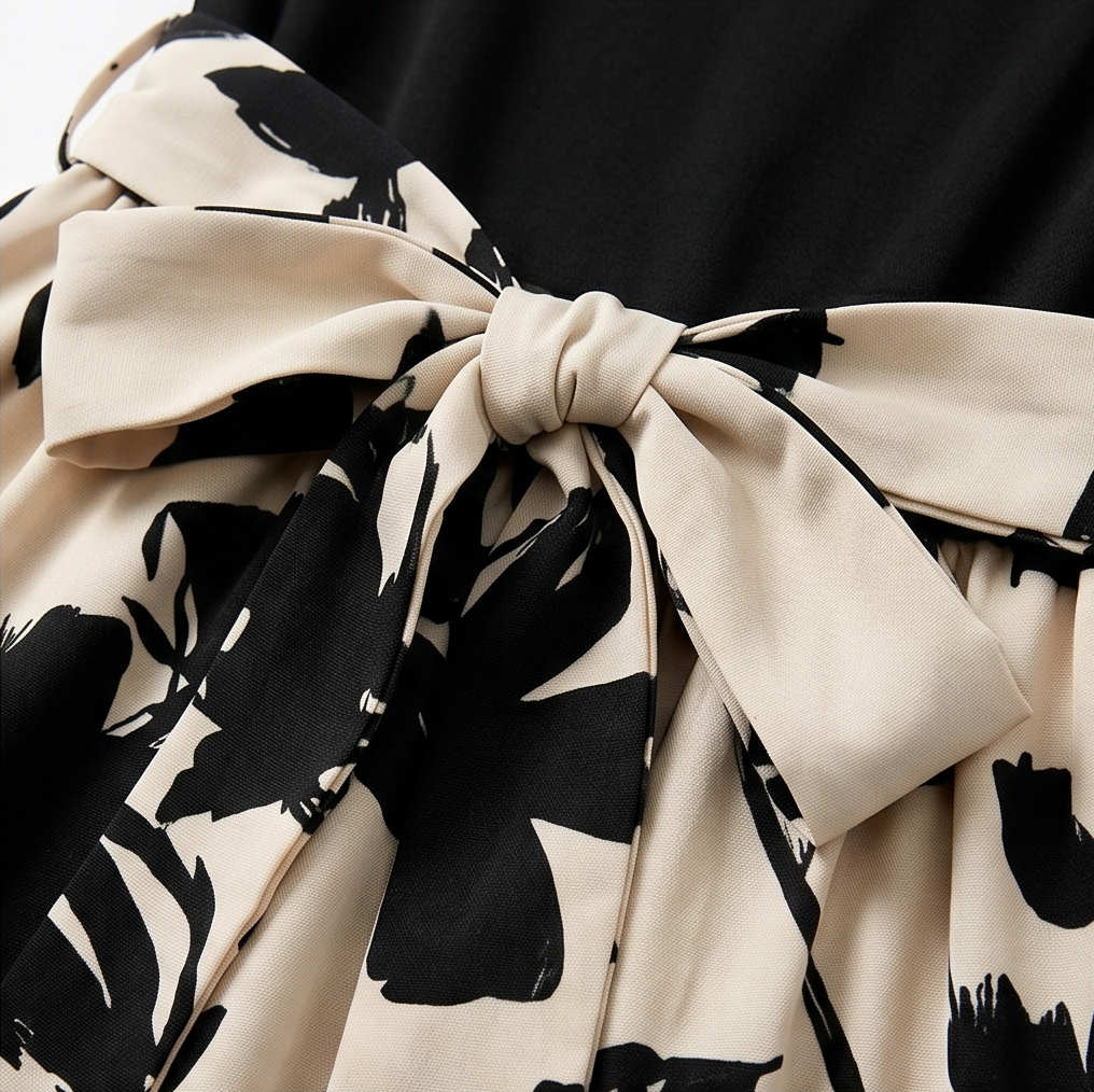 Florenza | Tie-Waist Floral Maxi Dress