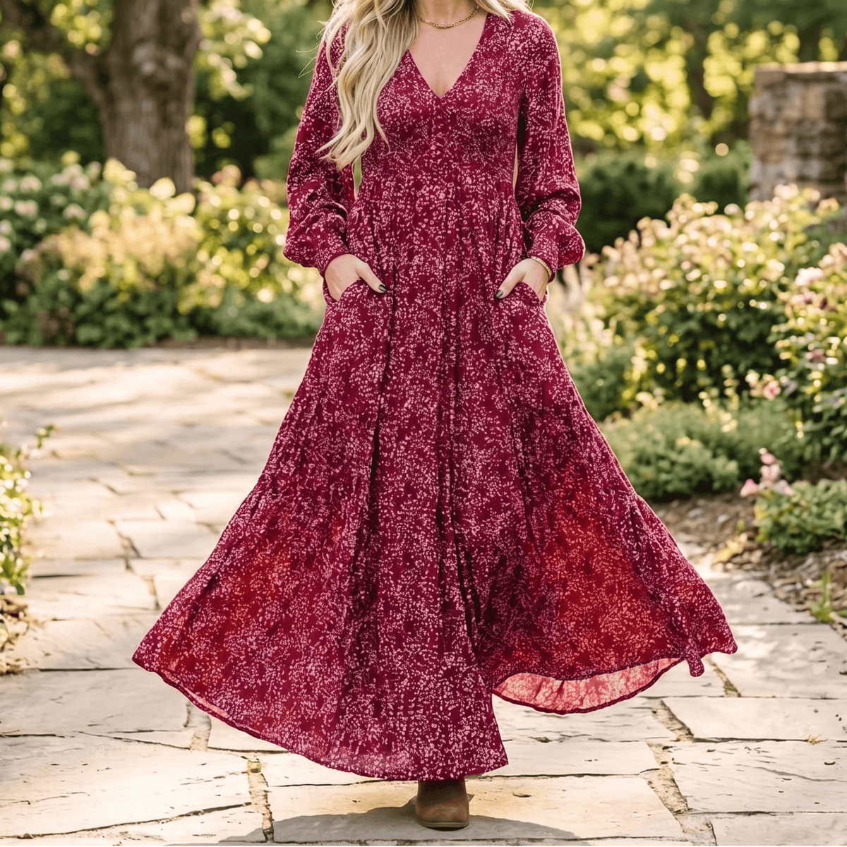 Floressa | Smocked Floral Maxi Dress