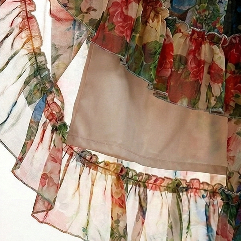 Floressa | Tiered Floral Maxi Dress
