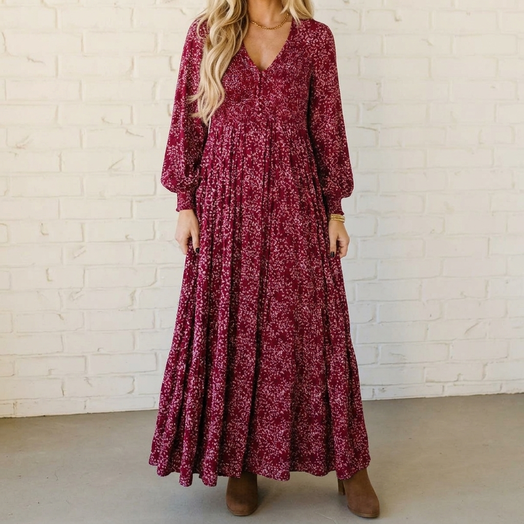 Floressa | Smocked Floral Maxi Dress