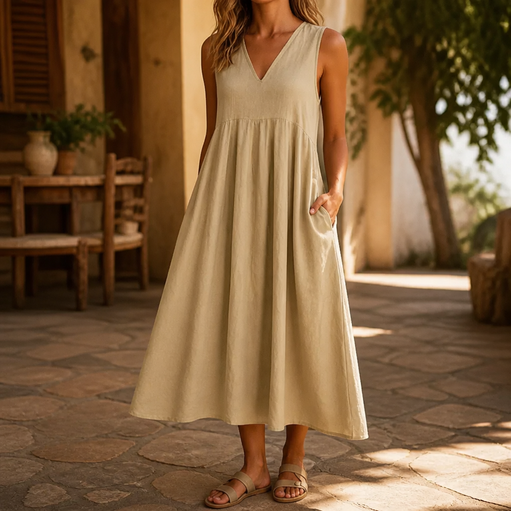 Josephine | Pocketed Midi Dress