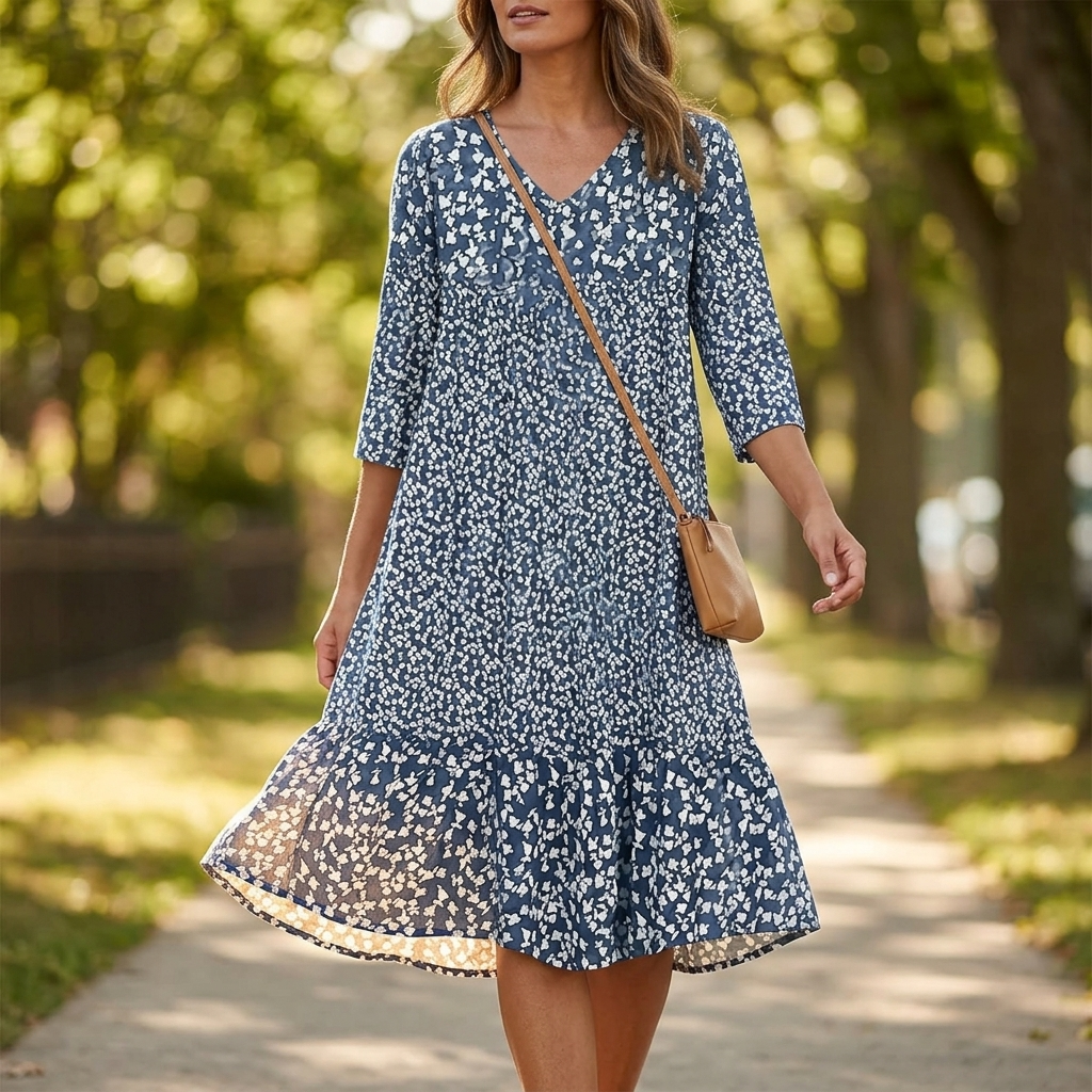 Bellora | Floral Ruffle Midi Dress