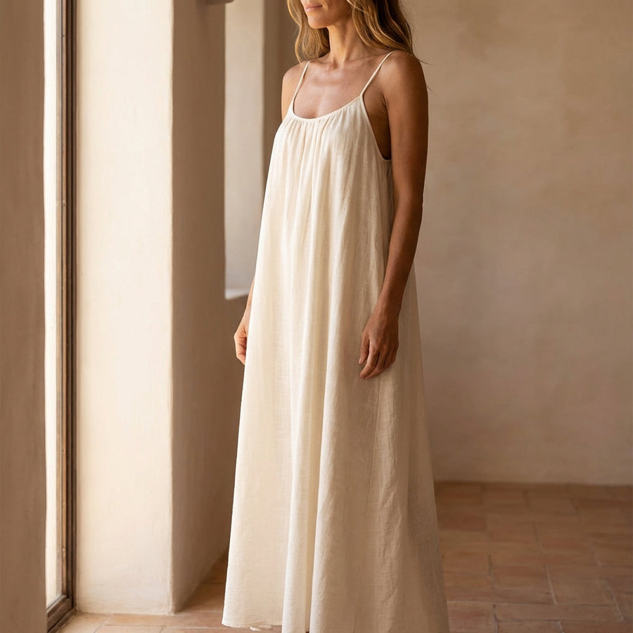 Soleia | Open Back Maxi Dress