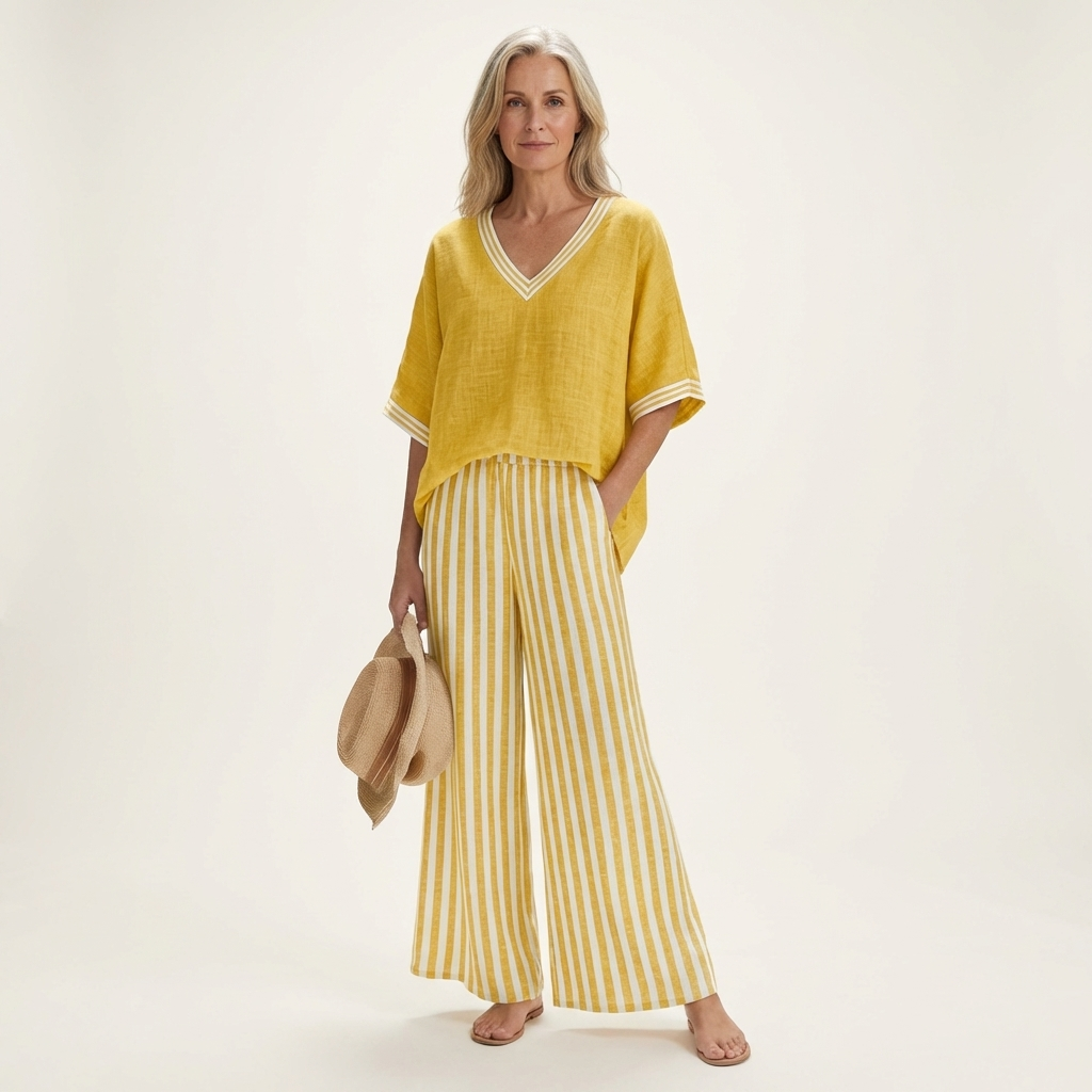 Juliana | Varsity Trim Two-Piece Set