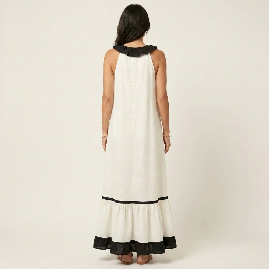 Mayline | Ruffle-Trim Maxi Dress