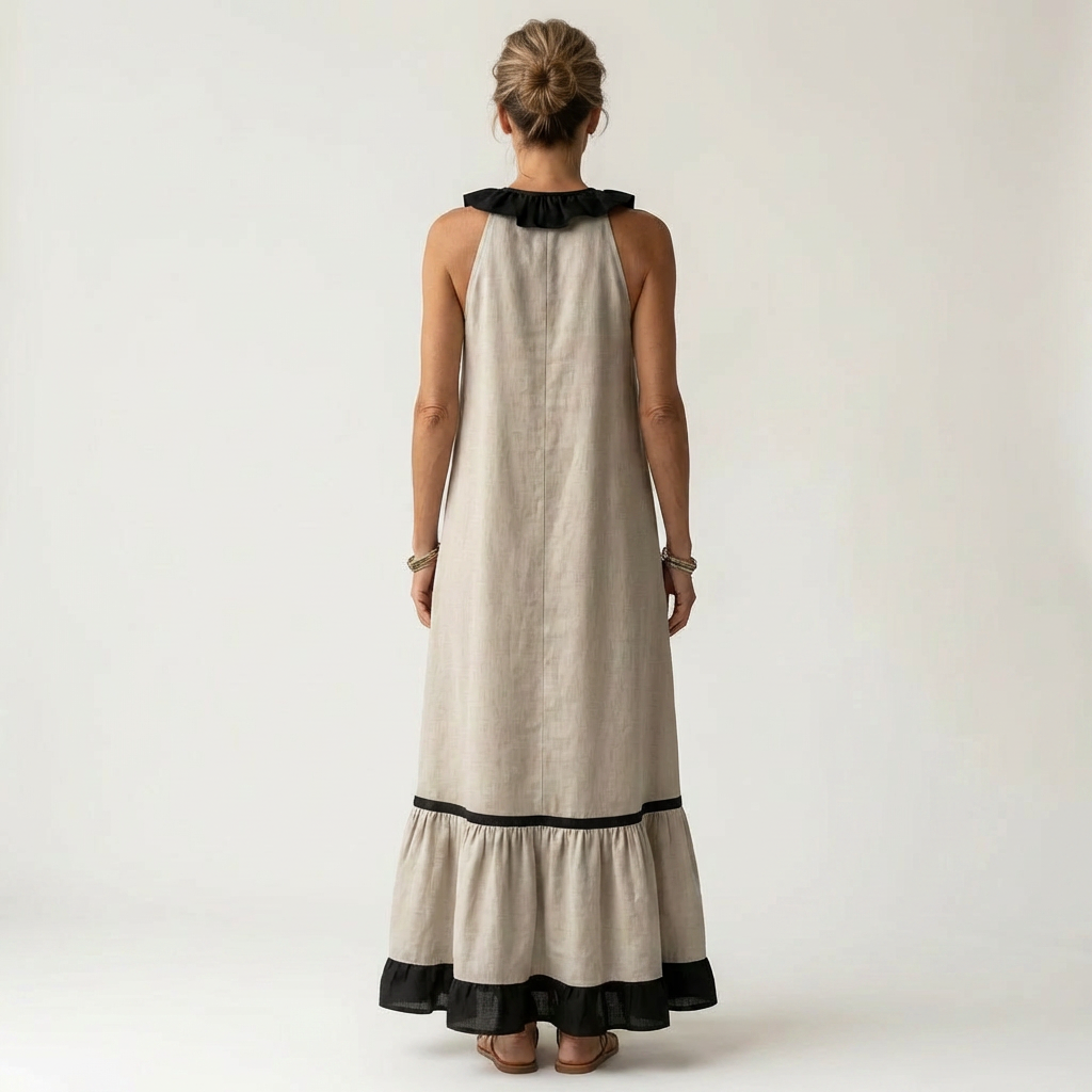 Mayline | Ruffle-Trim Maxi Dress