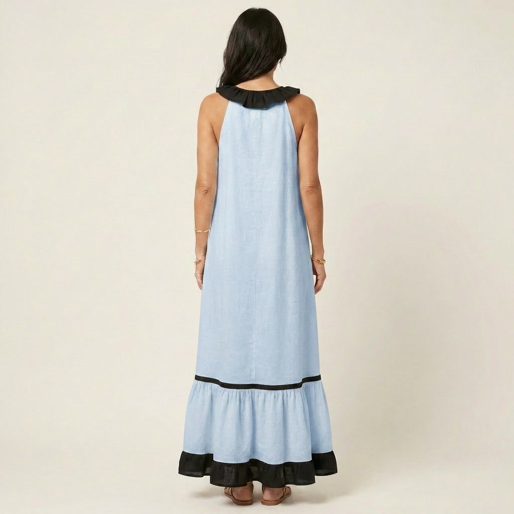 Mayline | Ruffle-Trim Maxi Dress