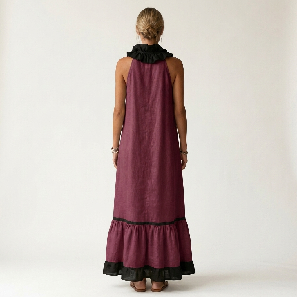 Mayline | Ruffle-Trim Maxi Dress