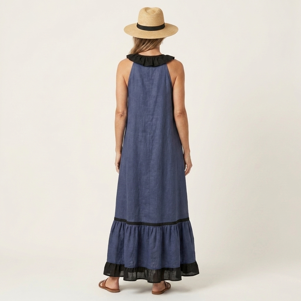 Mayline | Ruffle-Trim Maxi Dress