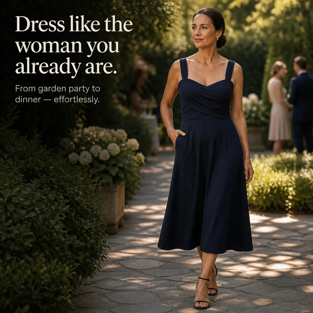 Vellora | Ruched Sweetheart Midi Dress