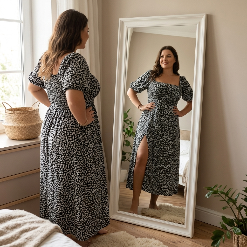 Floressa | Smocked Floral Midi Dress