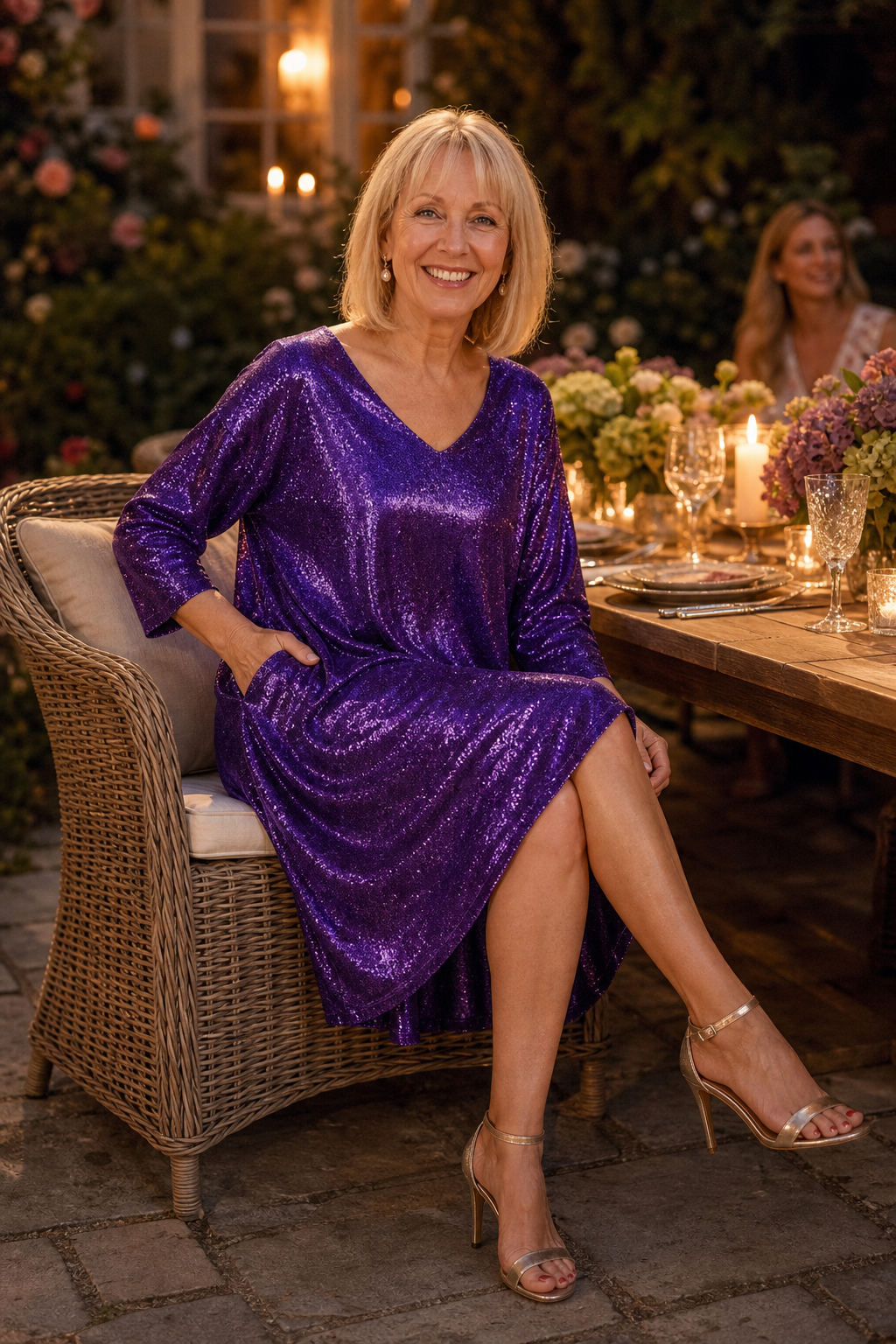 Vivienne | Sequin Pocket Dress