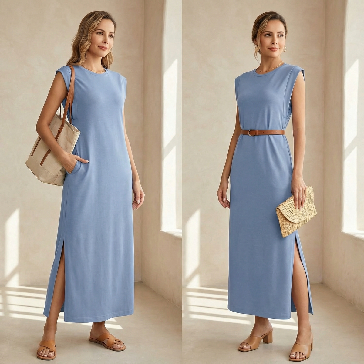 Ellara | Wrinkle-Free Maxi Dress