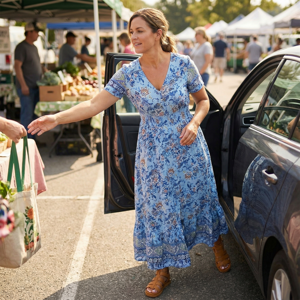 Floressa | Floral Smocked Maxi Dress